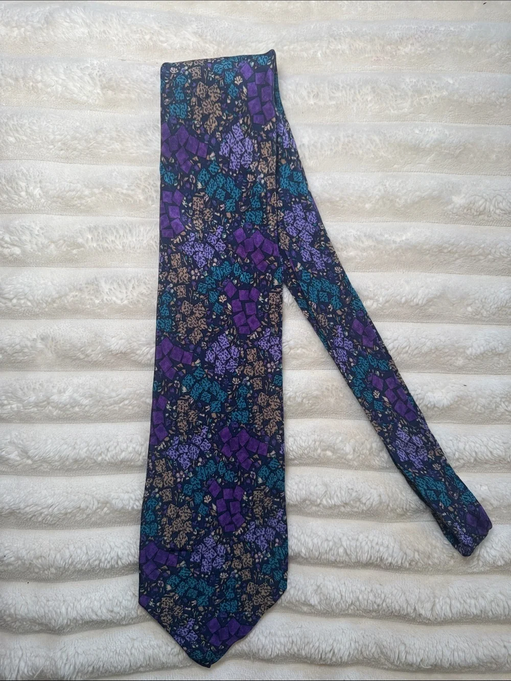 MISSONI Multicolor Silk Tie (formal, business, preppy)